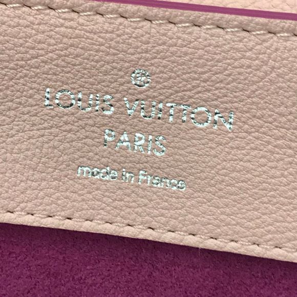 Louis Vuitton Backpack Lock Me Rucksack Daypack Leather Pink Ivory Shoulder Bag - Picture 9 of 9